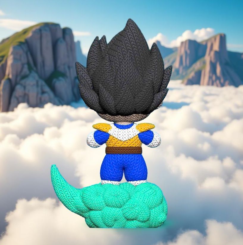 Vegeta Knitted Figure_thumbnail_1